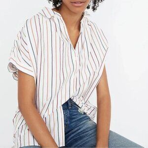 Madewell | Central Shirt in Sadie Stripe